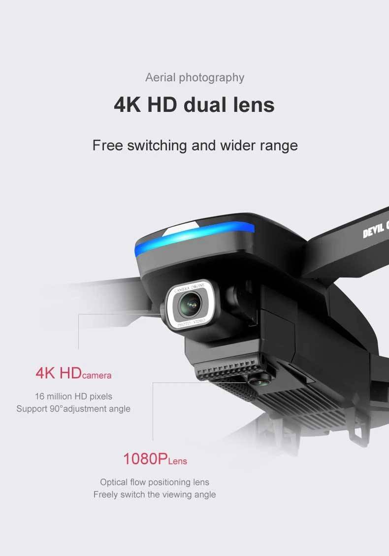 دو لنز خیلی قوی باکیفیت 4K HD مناسب برای عکس‌برداری هوایی