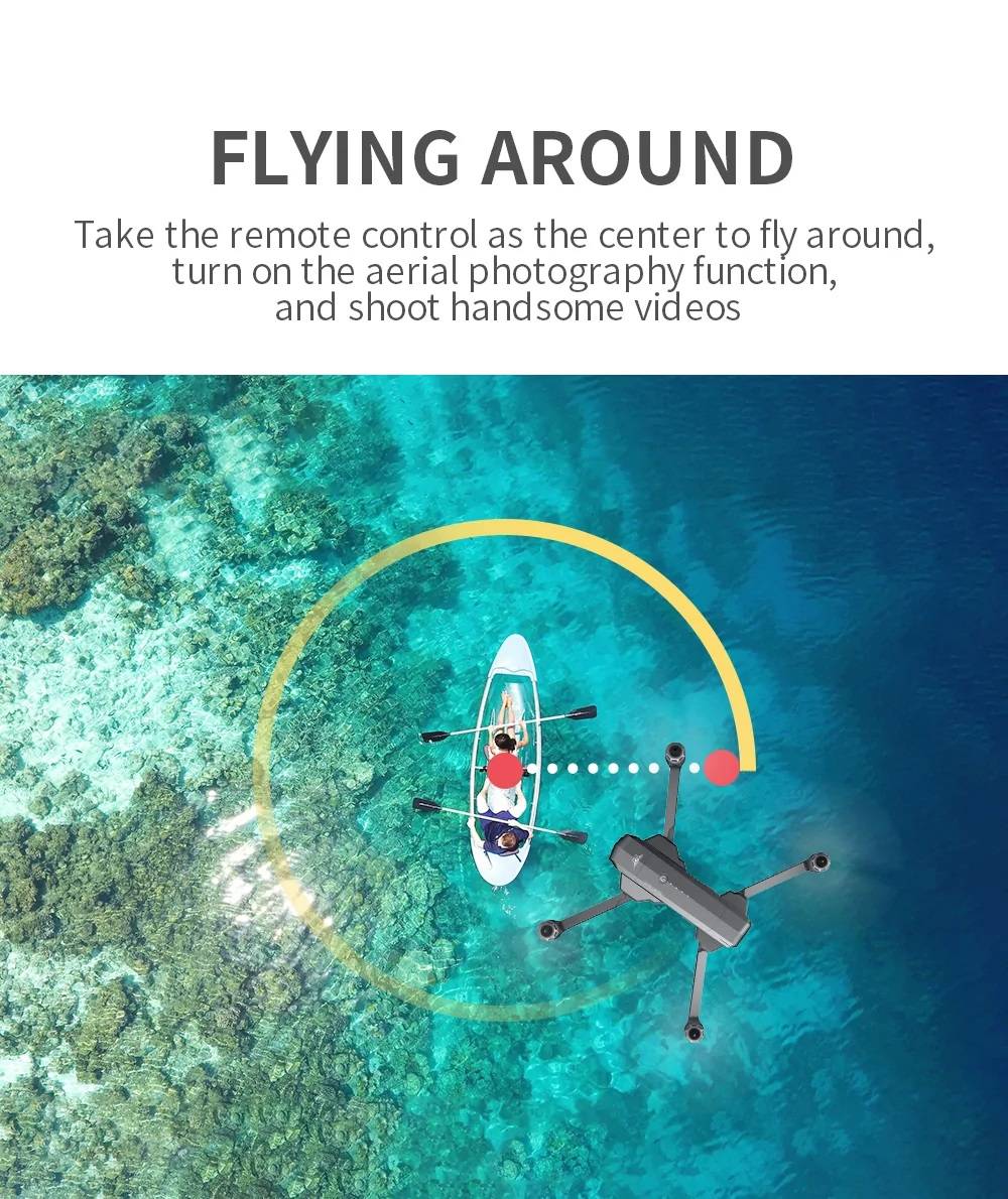 قابلیت پرواز به دور محیط تا زاویه 360 درجه