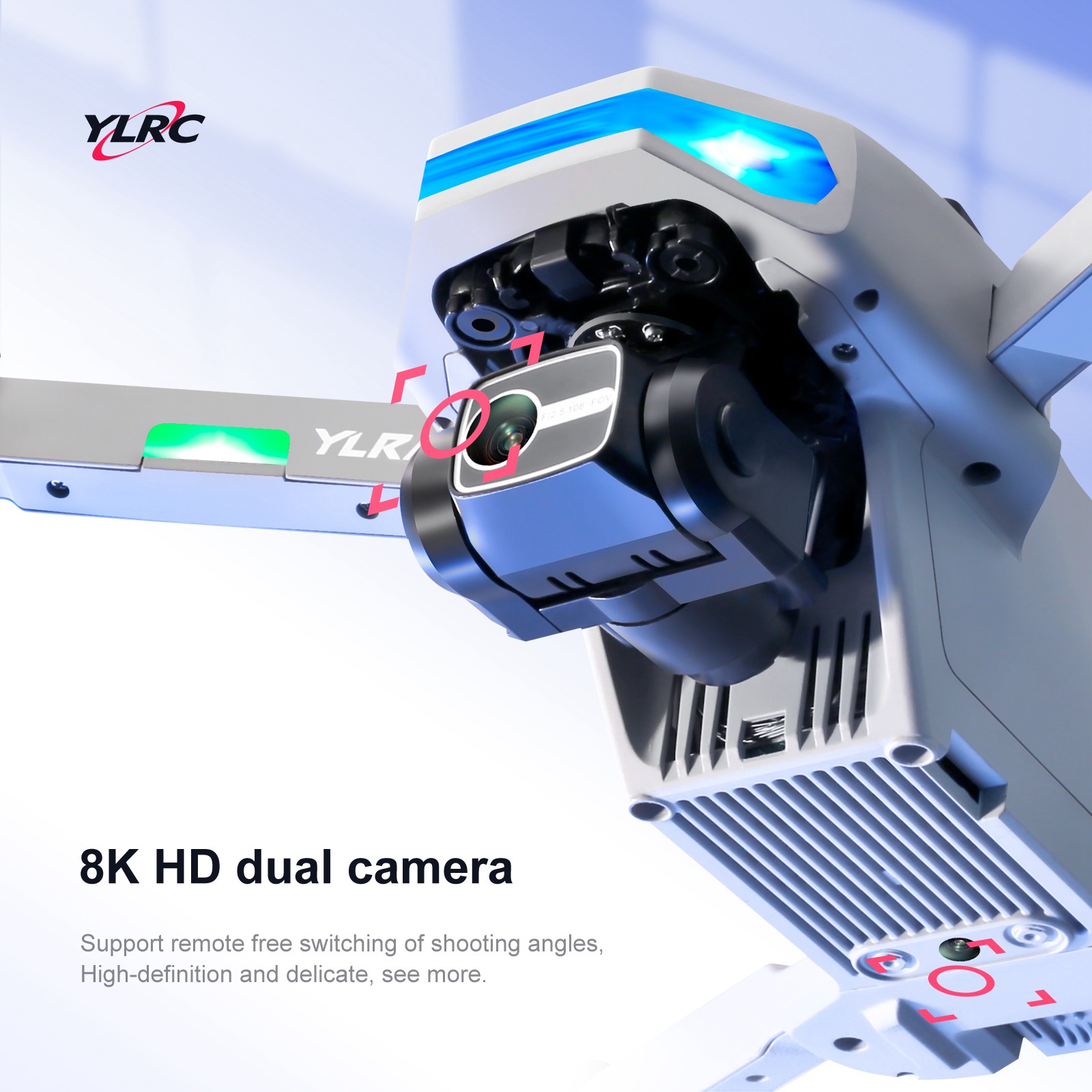 دو دوربین مجزا باکیفیت 8K برای ثبت تصاویر شما