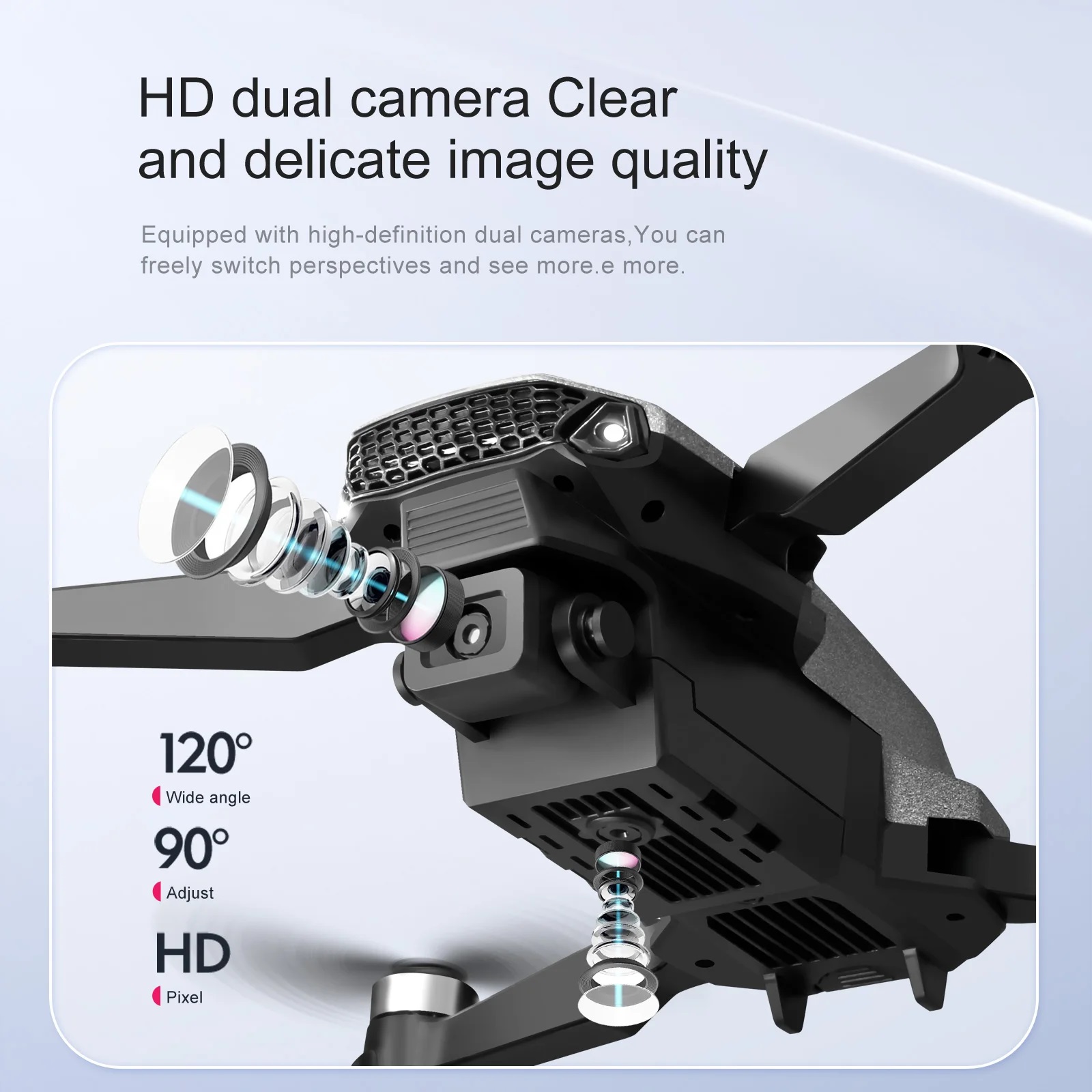 کوادکوپتر S91 EVO مجهز به دو دوربین با کیفیت بالا 