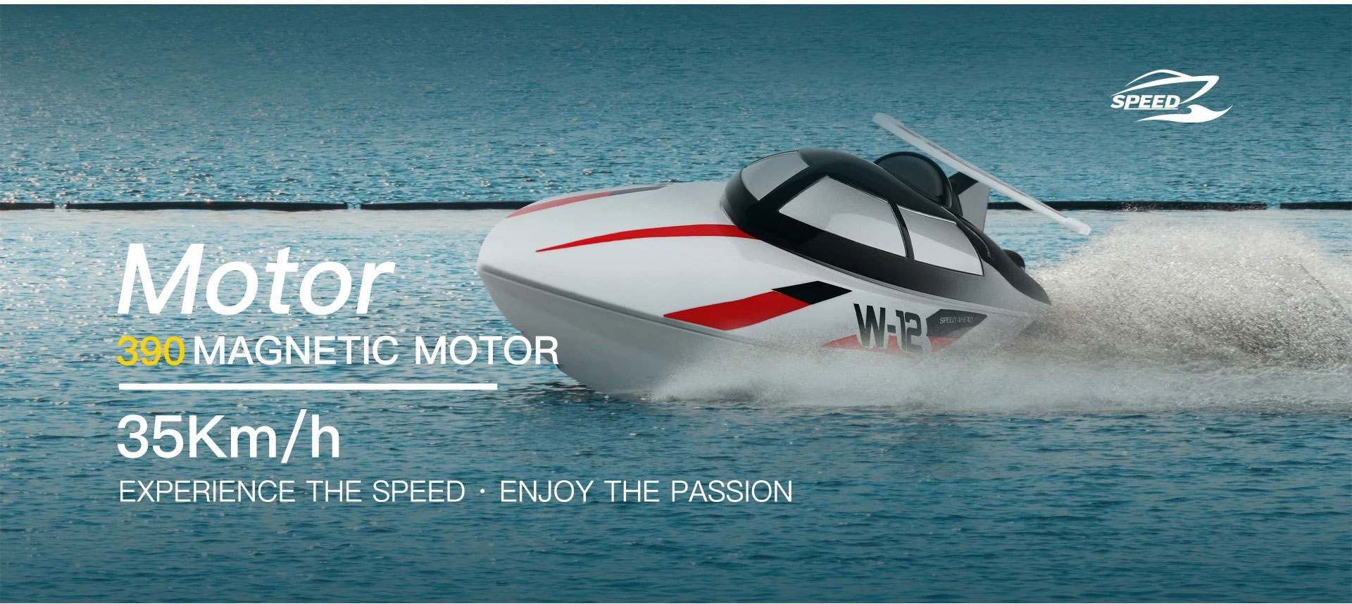 قایق کنترلی WLTOYS WL912A مجهز به یک موتور قدرتمند و قوی
